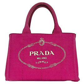 Prada Canapa Tote Bag Pink