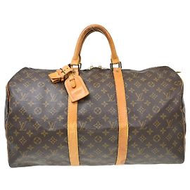 Louis Vuitton Keepall Monogram Canvas 50 Brown