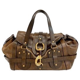 Bolsa Tote Chloé Kerala Marrom