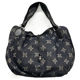 Céline Borsa a tracolla CELINE Bittersweet Macadam Denim Blu navy
