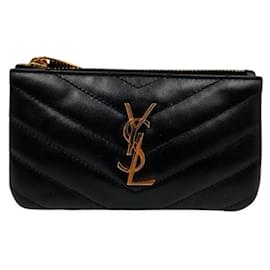 Porta-moedas Yves Saint Laurent Preto