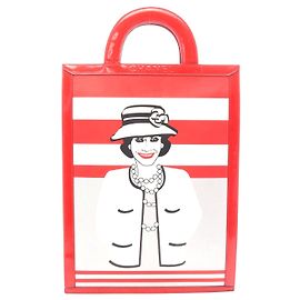 Chanel Coco Mademoiselle Chocolate Bar Tote Bag Red