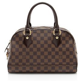 Sac à main Louis Vuitton Damier Ebene Duomo Marron