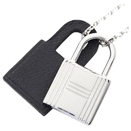Hermès Hermes Kelly Necklace Stainless Steel Black