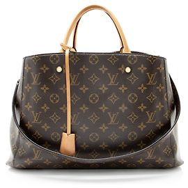 Tote Montaigne GM em canvas Monogram Louis Vuitton Marrom