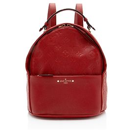 Louis Vuitton Monogram Empreinte Sorbonne Backpack Red