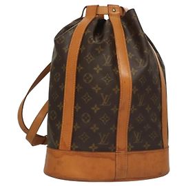 Louis Vuitton Randonnee Backpack Monogram Canvas PM Brown