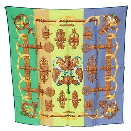 Hermès Hermes Carré 70 Cotton Multicolore