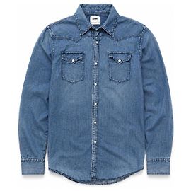Acne Studios Camisa Western de Denim Azul Azul