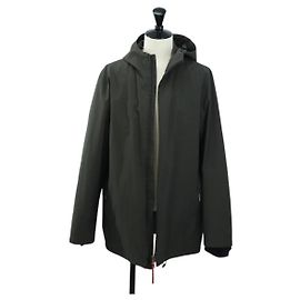 PRADA Gore-Tex Kapuzenjacke Polyester Khaki Auth 181586 Khaki