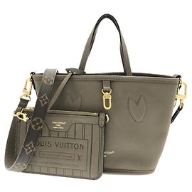Bolsa Louis Vuitton Monogram Neverfull Inside Out BB Marrom