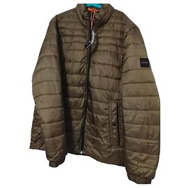 Hugo Boss BOSS Men's Quilted Puffer Jacket Brown