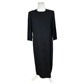 Abito midi in jersey vintage Givenchy nero M Nero