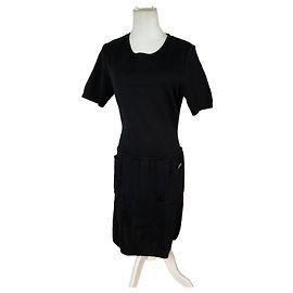 Yves Saint Laurent Vestido de jersey vintage Saint Laurent negro M Negro
