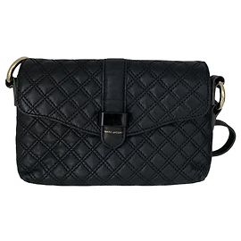 Marc Jacobs Borsa a tracolla in pelle trapuntata nera Nero