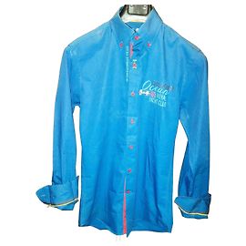 Camicia Paul & Shark Blu Ocean Royal Yacht Club Blu
