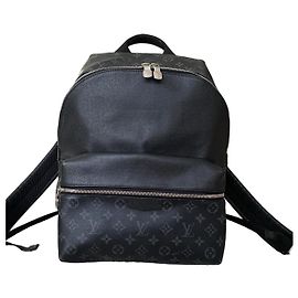 Louis Vuitton Monogram Eclipse Canvas Backpack Black
