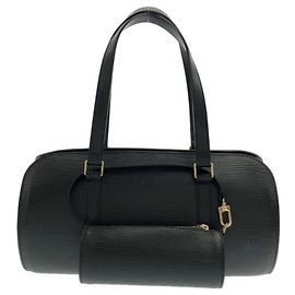 Bolsa Louis Vuitton Epi Soufflot Preto