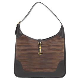 Hermès Bolsa de ombro Hermes Trim 2 35cm Chocolate