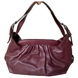 Fendi Lederhandtasche in Bordeaux Bordeaux