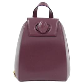 Cartier Leather Backpack Brown