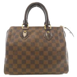 Bolsa Boston Louis Vuitton Damier Speedy Damier ebene