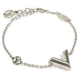 Louis Vuitton Essential V Metallarmband Silber