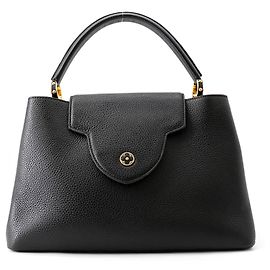 Borsa Louis Vuitton Capucines MM Nero