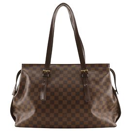 Borsa Tote Louis Vuitton Chelsea N51119 Marrone