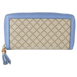 Gucci Blue Long Wallet Blue
