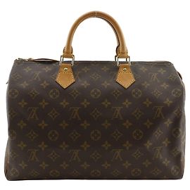 Borsa Louis Vuitton Speedy 35 Marrone