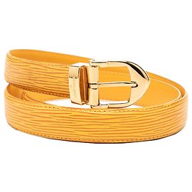 Louis Vuitton Yellow Epi Ceinture Belt Yellow Mustard
