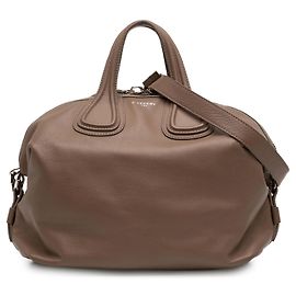 Sac Nightingale en cuir de veau marron Medium de Givenchy Marron Taupe