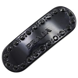 Fermaglio Bijou Logo PRADA Prada Nero
