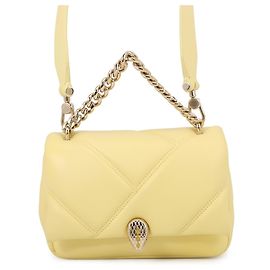 Bulgari Mini borsa a tracolla Bvlgari Serpenti Cabochon Giallo