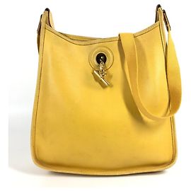 Hermès Sac Hermes Vintage Vespa PM Jaune