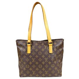 Louis Vuitton Cabas Piano Monogram Tote Bag Braun