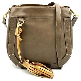 Bolsa de ombro Chloé Chloe Eden Marrom