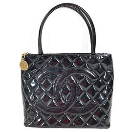 Sac cabas Chanel CC Coco Mark Logo Noir
