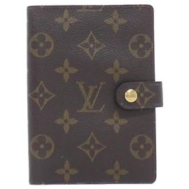 Louis Vuitton Monogram Agenda PM R20005 Organizer Brown
