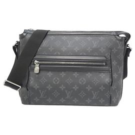 Louis Vuitton Monogram Eclipse Odyssée Messenger PM M44223 Shoulder Bag Black
