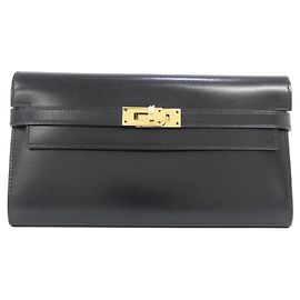 Hermès Hermes Kelly Classic Bi-Fold Wallet Black