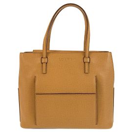 Loewe Leather Handbag Tote Brown Beige