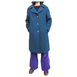 Autre Marque Vintage Cyclone coat size 40 Blue