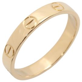 Bague Mini Love de Cartier en or jaune 18K Doré