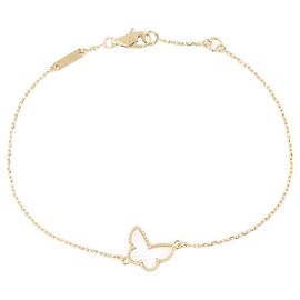 Pulsera Van Cleef & Arpels Oro Amarillo Blanco Blanco Dorado