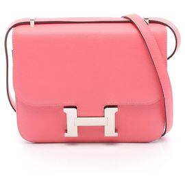 Hermès Bolsa de ombro Hermes Constance 3 Mini Rosa