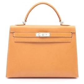 Hermès Bolsa Hermes Kelly 32 Marrom