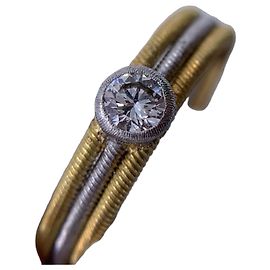 Anello Buccellati Hawaii Series in Oro e Diamanti Multicolore