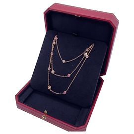 Cartier Diade Infinity Star Halskette 18k Gold Golden